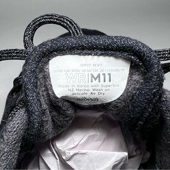 Allbirds Wool Runners in Natural Black - Picture 6 of 7